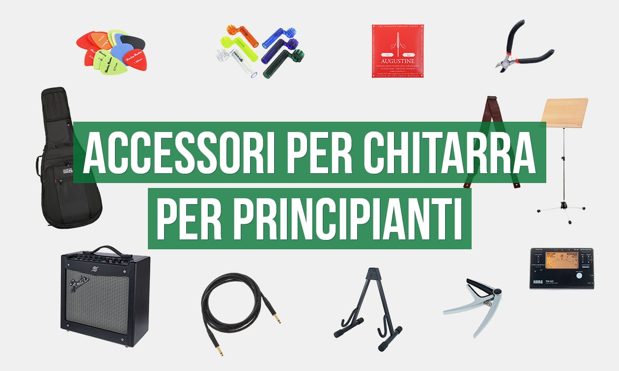 Accessori per chitarra per principianti