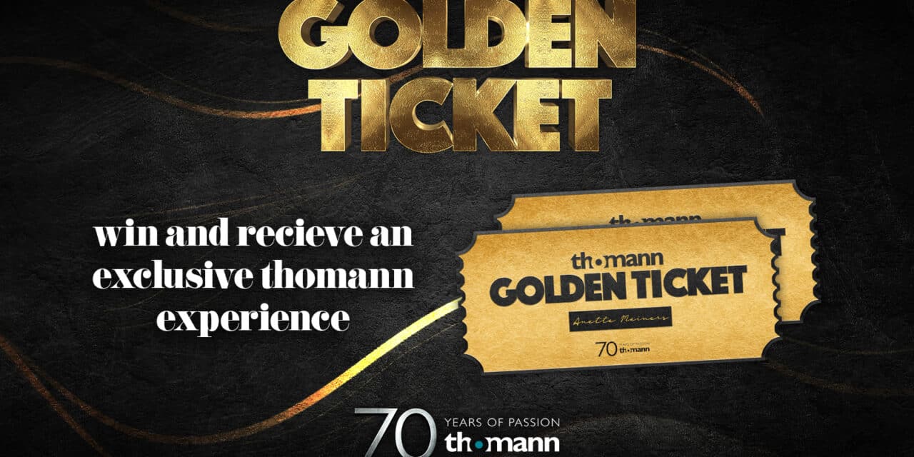 Thomann Golden Ticket – Vinci un’esperienza VIP e un pacchetto premio esclusivo!