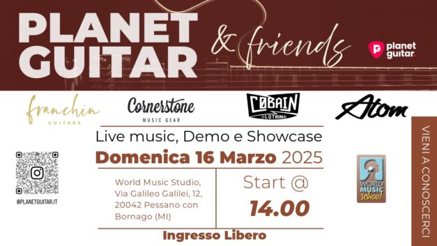 Planet Guitar and Friends 2025 – vieni a conoscerci!